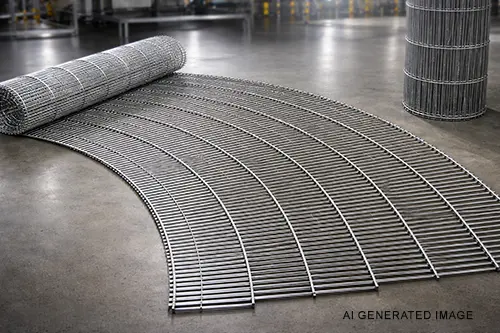 CURVED WIREMESH BELTS