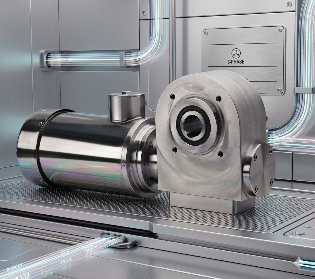 Stainless Steel Geared Motor (IP67 Waterproof Motors)
