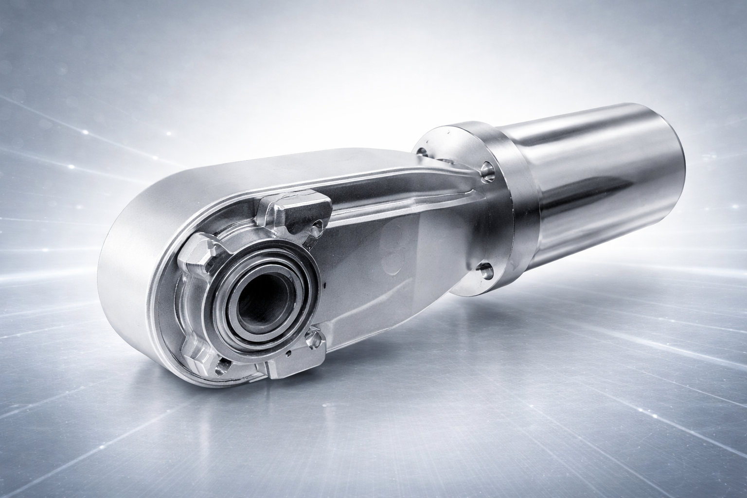 Stainless Steel Helical Bevel Gearbox (IP67 Waterproof Motors)